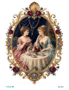 8371 Diamond Pirinç Dekopaj Kağıdı 30x42cm