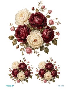 8378 Diamond Pirinç Dekopaj Kağıdı 30x42cm