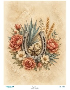 8388 Diamond Pirinç Dekopaj Kağıdı Plus Serisi 30x42cm