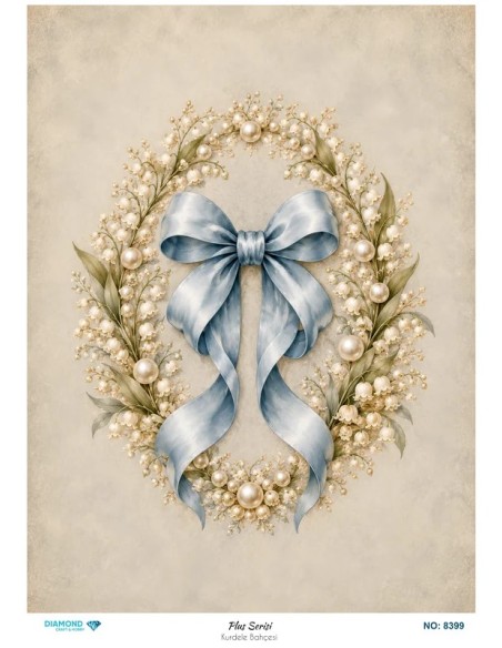 8399 Diamond Pirinç Dekopaj Kağıdı Plus Serisi 30x42cm