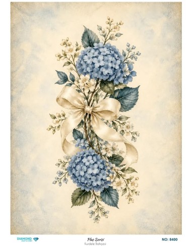 8400 Diamond Pirinç Dekopaj Kağıdı Plus Serisi 30x42cm