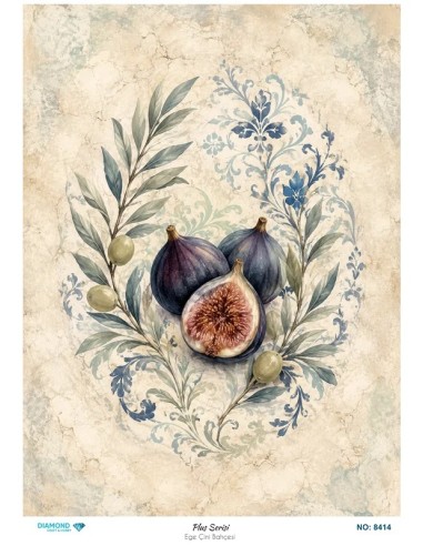 8414 Diamond Pirinç Dekopaj Kağıdı Plus Serisi 30x42cm