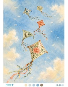 BB1049 Diamond Büyük Boy Pirinç Dekopaj Kağıdı 60x85cm