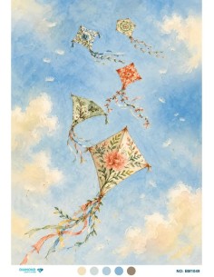 BM1049 Diamond Büyük Boy Pirinç Dekopaj Kağıdı 42x60cm