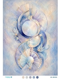 BB1052 Diamond Büyük Boy Pirinç Dekopaj Kağıdı 60x85cm