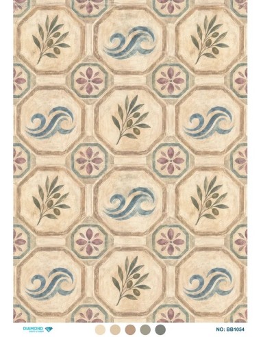 BB1054 Diamond Büyük Boy Pirinç Dekopaj Kağıdı 60x85cm