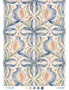 BB1055 Diamond Büyük Boy Pirinç Dekopaj Kağıdı 60x85cm