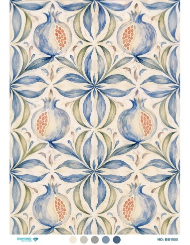 BB1055 Diamond Büyük Boy Pirinç Dekopaj Kağıdı 60x85cm