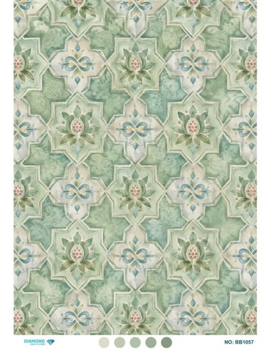 BB1057 Diamond Büyük Boy Pirinç Dekopaj Kağıdı 60x85cm