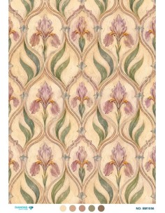 BM1056 Diamond Büyük Boy Pirinç Dekopaj Kağıdı 42x60cm