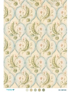BM1058 Diamond Büyük Boy Pirinç Dekopaj Kağıdı 42x60cm