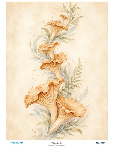 8421 Diamond Pirinç Dekopaj Kağıdı Plus Serisi 30x42cm