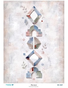 8427 Diamond Pirinç Dekopaj Kağıdı Plus Serisi 30x42cm