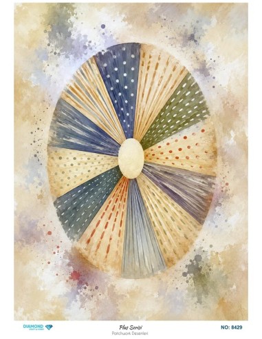 8429 Diamond Pirinç Dekopaj Kağıdı Plus Serisi 30x42cm