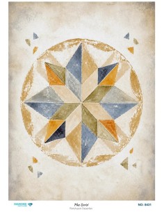 8431 Diamond Pirinç Dekopaj Kağıdı Plus Serisi 30x42cm