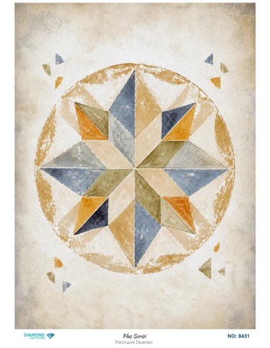 8431 Diamond Pirinç Dekopaj Kağıdı Plus Serisi 30x42cm