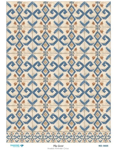 8435 Diamond Pirinç Dekopaj Kağıdı Plus Serisi 30x42cm