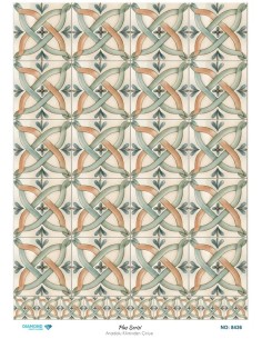8436 Diamond Pirinç Dekopaj Kağıdı Plus Serisi 30x42cm