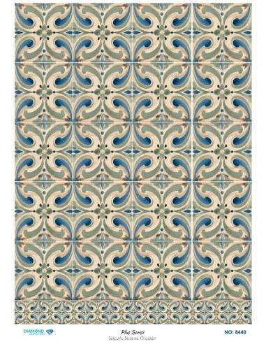 8440 Diamond Pirinç Dekopaj Kağıdı Plus Serisi 30x42cm