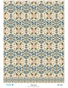 8441 Diamond Pirinç Dekopaj Kağıdı Plus Serisi 30x42cm