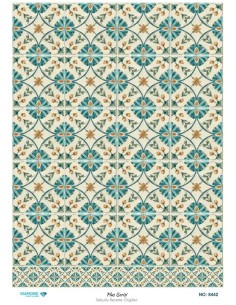 8442 Diamond Pirinç Dekopaj Kağıdı Plus Serisi 30x42cm