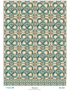 8444 Diamond Pirinç Dekopaj Kağıdı Plus Serisi 30x42cm