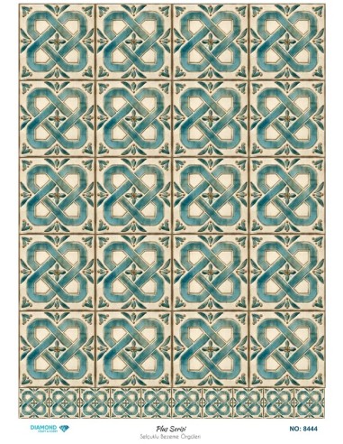8444 Diamond Pirinç Dekopaj Kağıdı Plus Serisi 30x42cm