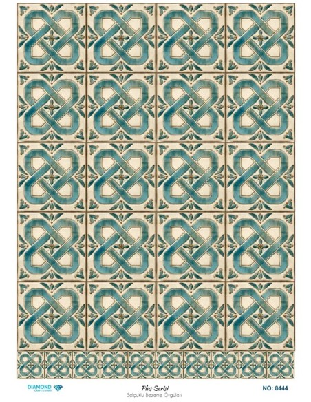 8444 Diamond Pirinç Dekopaj Kağıdı Plus Serisi 30x42cm