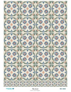 8445 Diamond Pirinç Dekopaj Kağıdı Plus Serisi 30x42cm