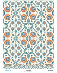 8446 Diamond Pirinç Dekopaj Kağıdı Plus Serisi 30x42cm