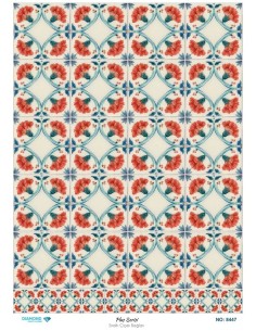 8447 Diamond Pirinç Dekopaj Kağıdı Plus Serisi 30x42cm