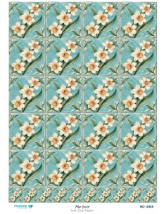 8449 Diamond Pirinç Dekopaj Kağıdı Plus Serisi 30x42cm