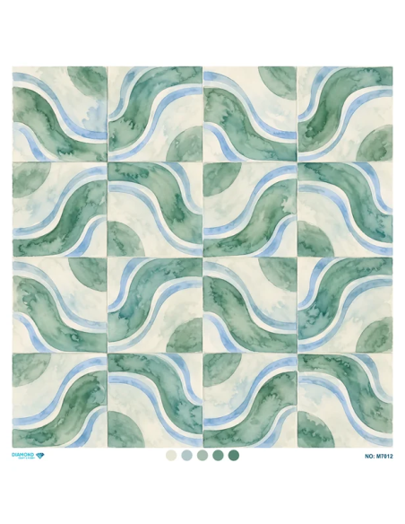 M7012 Diamond Büyük Boy Pirinç Dekopaj Kağıdı 90x90cm