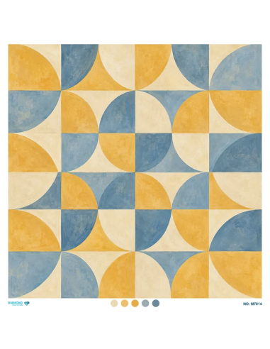 M7014 Diamond Büyük Boy Pirinç Dekopaj Kağıdı 90x90cm