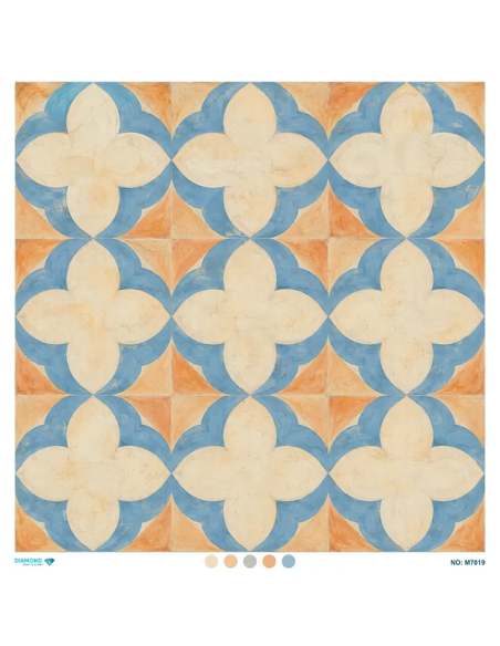 M7019 Diamond Büyük Boy Pirinç Dekopaj Kağıdı 90x90cm