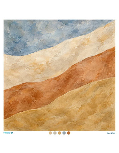 M7041 Diamond Büyük Boy Pirinç Dekopaj Kağıdı 90x90cm