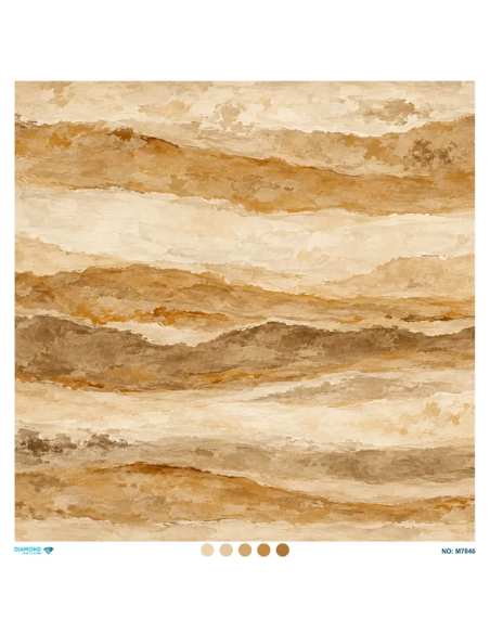 M7046 Diamond Büyük Boy Pirinç Dekopaj Kağıdı 90x90cm