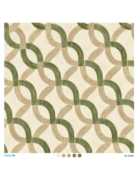 M7062 Diamond Büyük Boy Pirinç Dekopaj Kağıdı 90x90cm