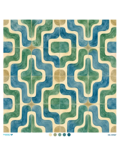 M7067 Diamond Büyük Boy Pirinç Dekopaj Kağıdı 90x90cm