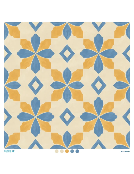 M7070 Diamond Büyük Boy Pirinç Dekopaj Kağıdı 90x90cm