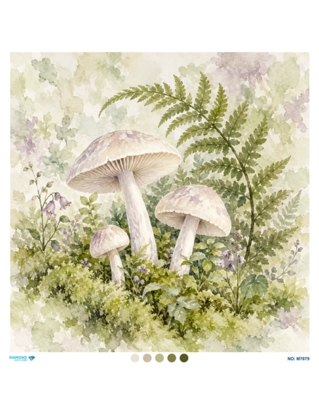 M7079 Diamond Büyük Boy Pirinç Dekopaj Kağıdı 90x90cm