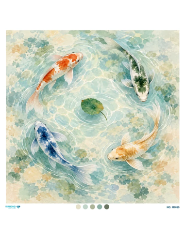 M7085 Diamond Büyük Boy Pirinç Dekopaj Kağıdı 90x90cm
