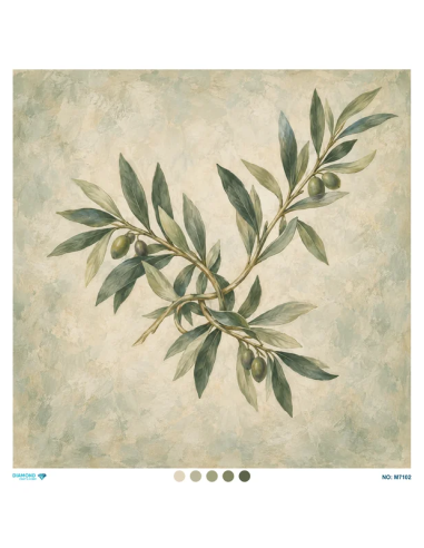 M7102 Diamond Büyük Boy Pirinç Dekopaj Kağıdı 90x90cm