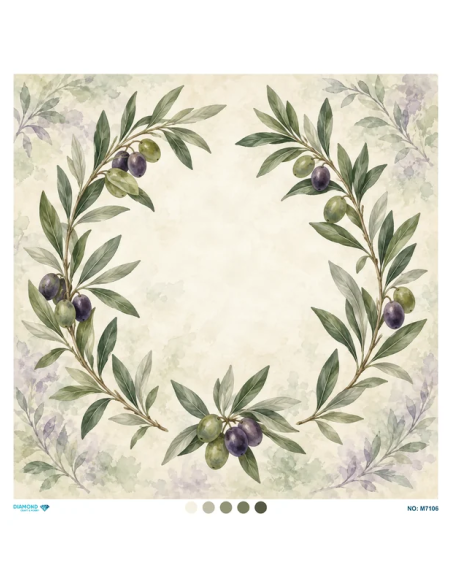 M7106 Diamond Büyük Boy Pirinç Dekopaj Kağıdı 90x90cm