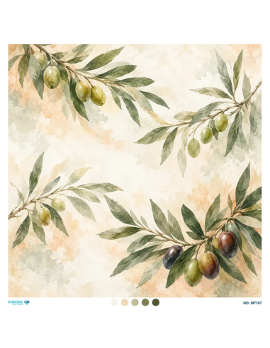 M7107 Diamond Büyük Boy Pirinç Dekopaj Kağıdı 90x90cm