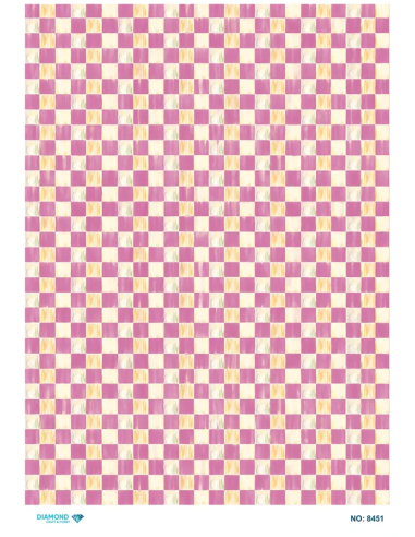 8451 Diamond Pirinç Dekopaj Kağıdı 30x42cm