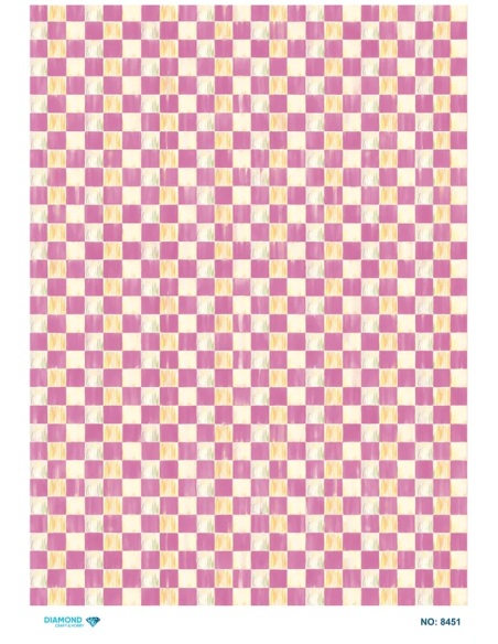 8451 Diamond Pirinç Dekopaj Kağıdı 30x42cm