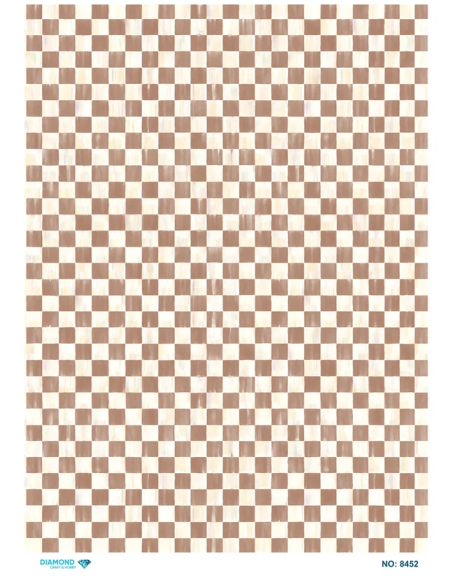 8452 Diamond Pirinç Dekopaj Kağıdı 30x42cm
