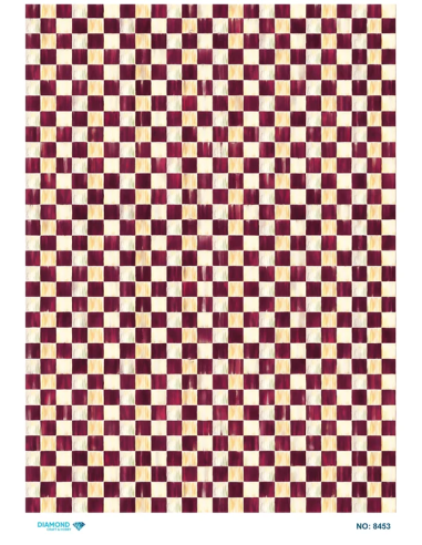 8453 Diamond Pirinç Dekopaj Kağıdı 30x42cm