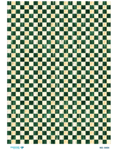 8454 Diamond Pirinç Dekopaj Kağıdı 30x42cm
